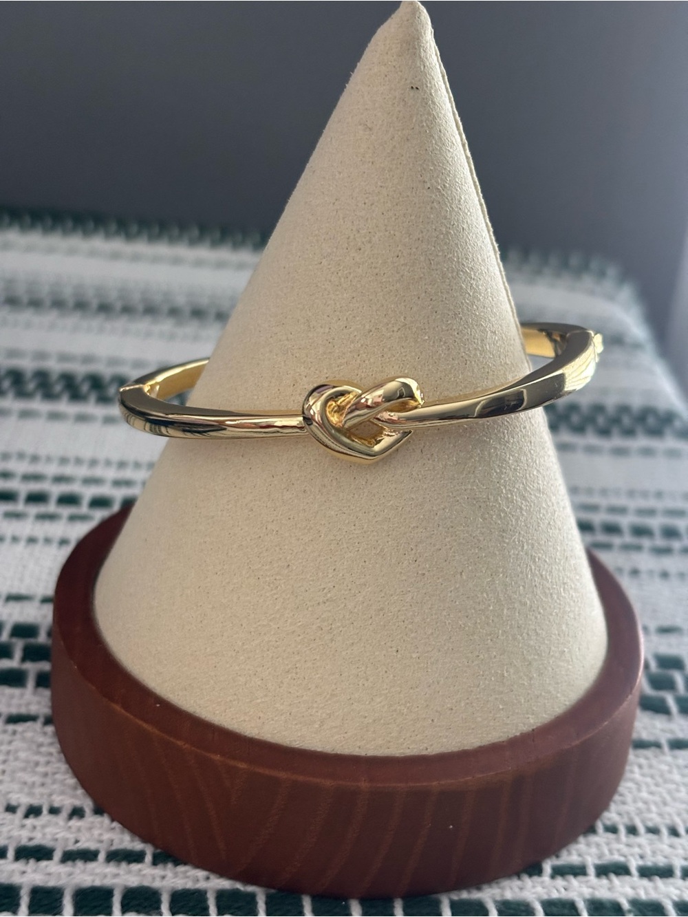 kate spade Gold Knot Hinge Bangle Bracelet